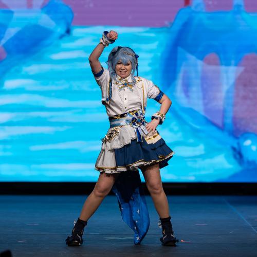 Hoshimachi Suisei from Hololive
Cosplayer: Hanah FCRP
https://www.instagram.com/hanah_fcrp/