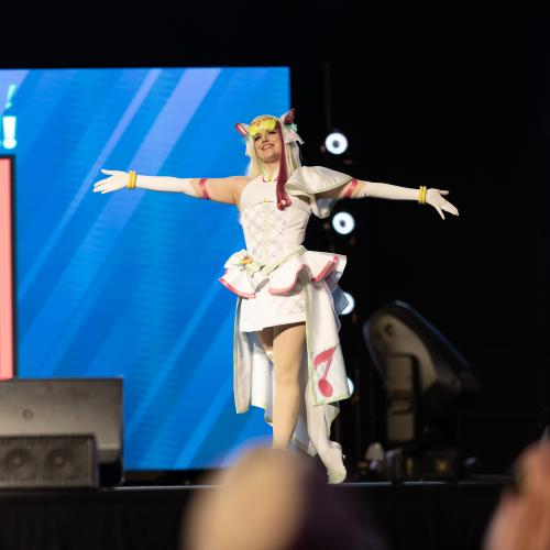 Cure Zukyoon from Kimi to Idol Precure
Cosplayer: Jillveon
https://www.instagram.com/jillveon/