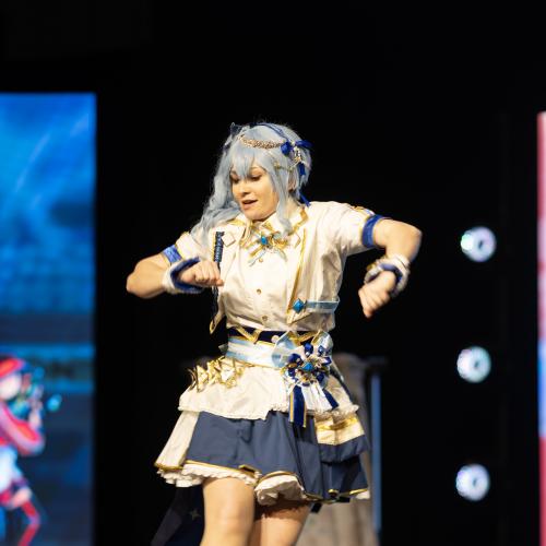Hoshimachi Suisei from Hololive
Cosplayer: Hanah FCRP
https://www.instagram.com/hanah_fcrp/