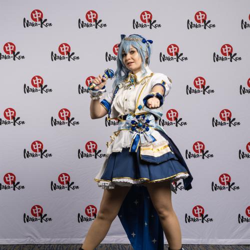 Hoshimachi Suisei from Hololive
Cosplayer: Hanah FCRP
https://www.instagram.com/hanah_fcrp/